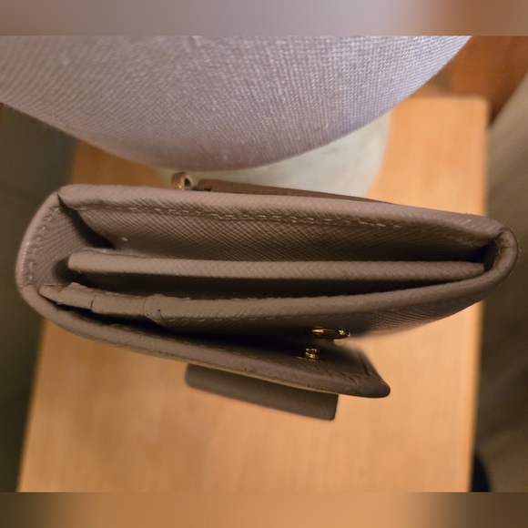 Authentic Neutrals Saffiano Cuir Leather Continental Wallet. - Picture 3 of 16